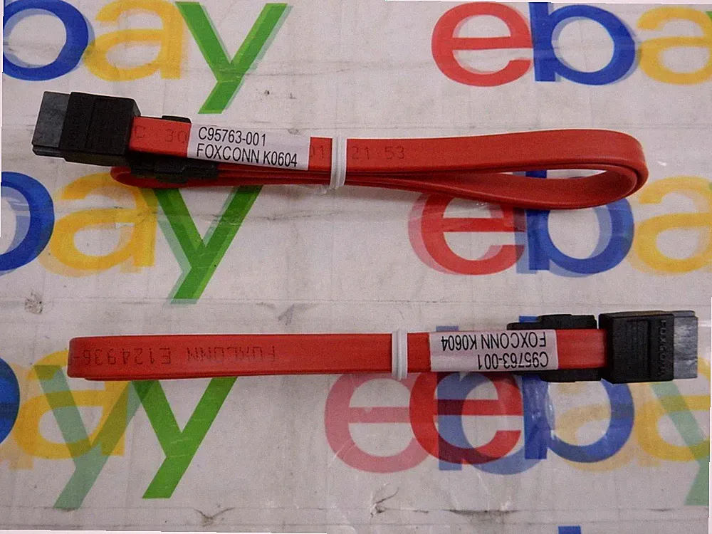 2) NEW 19" Straight SATA III 6Gbps Data Cable Hard Drive SSD DVD CDROM BLURAY
