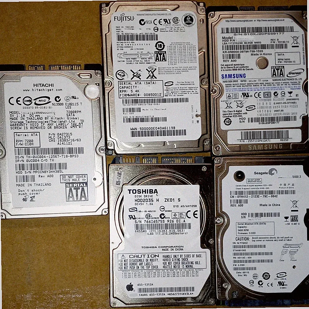 320GB 2.5" SATA Hard-Drive HDD [Toshiba WD Hitachi Samsung]