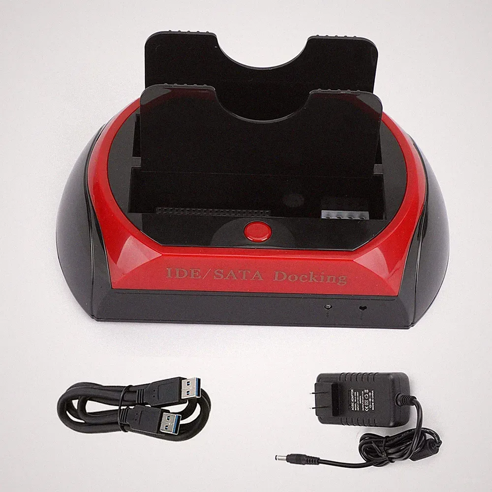 💻ALL in One HDD Docking/Dock Station HD Dual Bay USB to SATA IDE 2.5" 3.5"