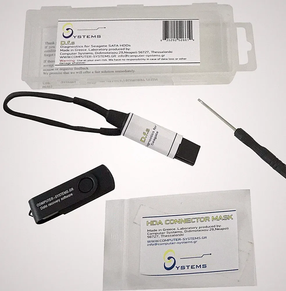 Diagnostics for Seagate (DfS) USB Data Recovery toolkit DIY for SATA HDDs