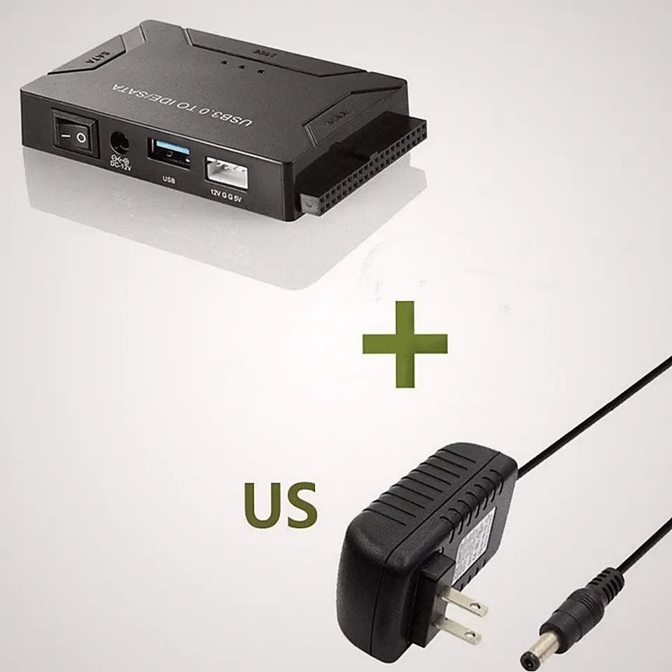 For Zilkee Ultra Recovery Converter 3IN1 USB to IDE SATA Adapter Kits