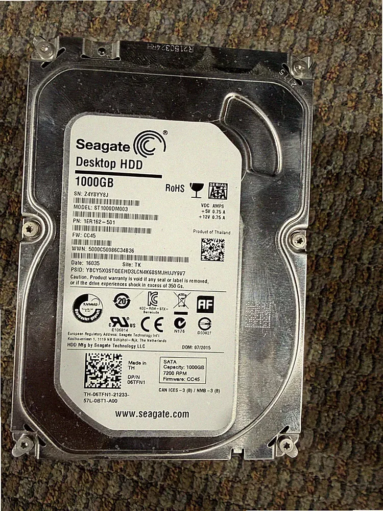 Lot of 8 1TB Seagate 3.5” Desktop SATA hard drives ST1000DM003 , Ready for Sale
