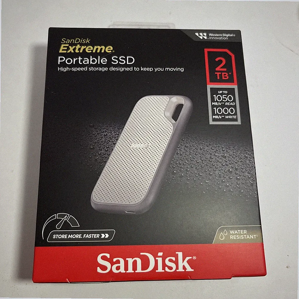 New SanDisk 2TB Extreme External Portable SSD Storage USB-C - Brand New
