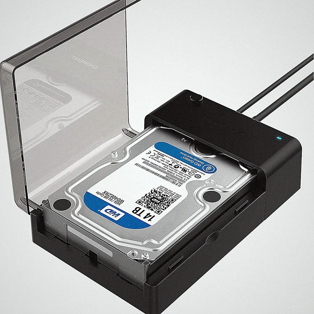 SABRENT USB 3.0 to SATA External Hard Drive Lay-Flat Docking Station for 2.5 or