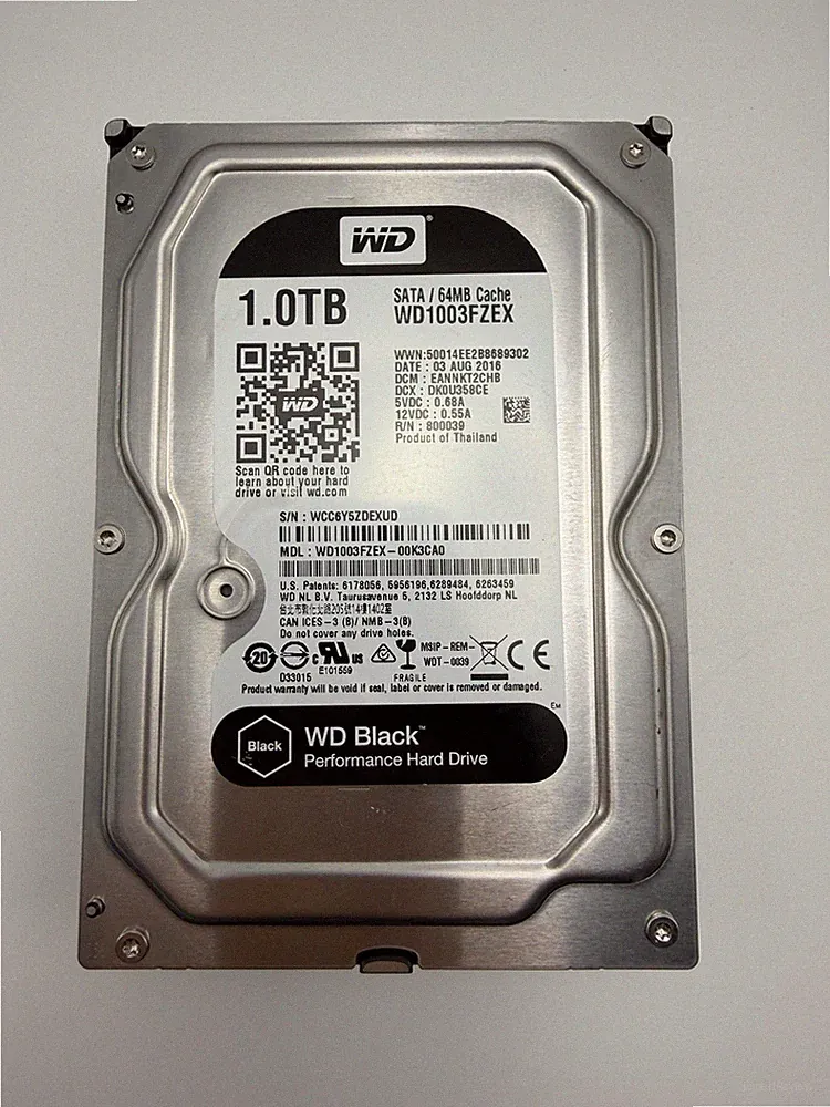 Seagate/WD 1000GB 3.5" Desktop HDD Mixed Brand 100% Health Tested Working, 1pcs.