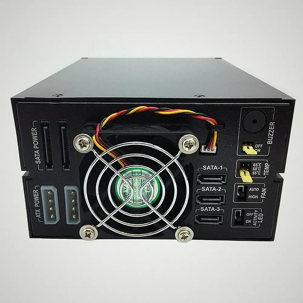 TOOLFREE 3.5 inch 3/4/5-bay SATA/SAS Hard Drive Tray Hard Disk Enclosure Box